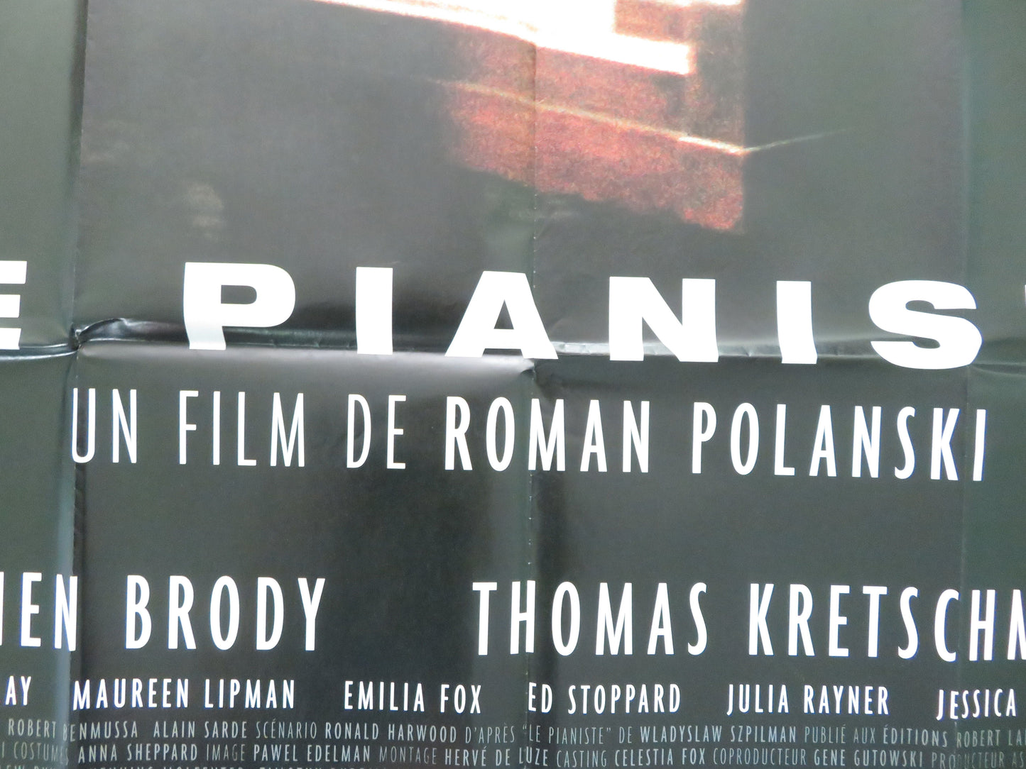 The Pianist French Grande Poster Adrien Brody Emilia Fox 2002 Movie posters