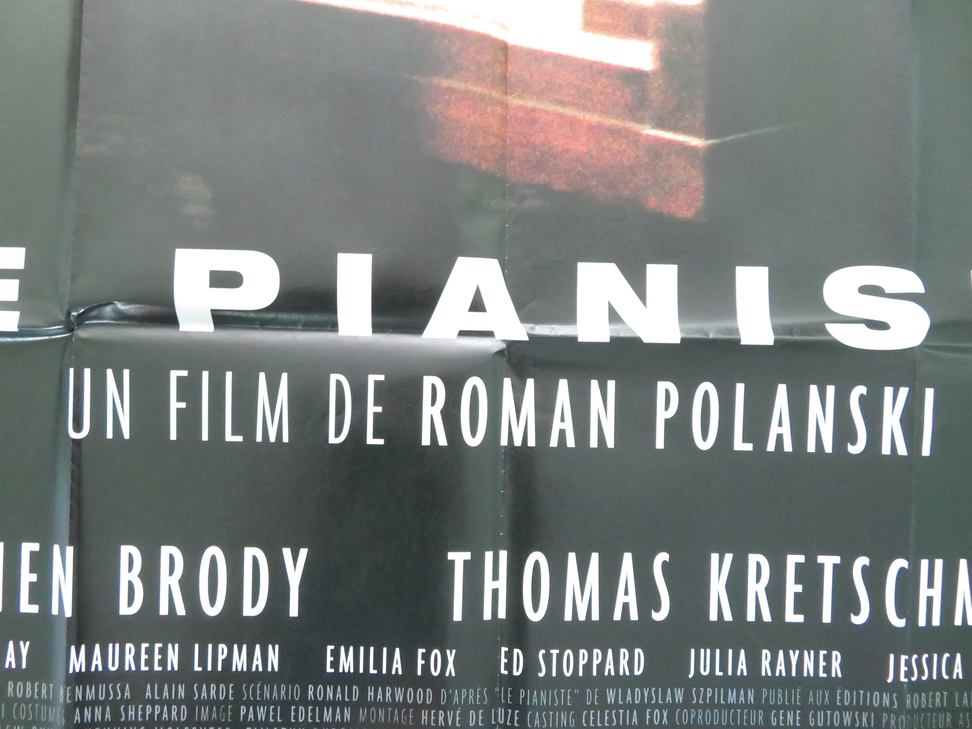 The Pianist French Grande Poster Adrien Brody Emilia Fox 2002 Movie posters