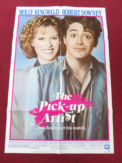 THE PICK - UP ARTIST FOLDED US ONE SHEET POSTER MOLLY RINGWALD R. DOWNEY JR. 1987 Rendezvous Cinema Movie posters