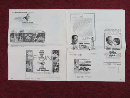 THE PIGEON THAT TOOK ROME UNCUT PRESS BOOK FOLDED CHARLTON HESTON 1962 Rendezvous Cinema Movie posters