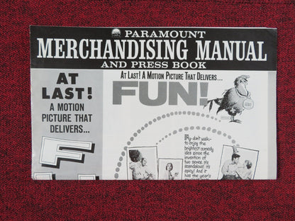 THE PIGEON THAT TOOK ROME UNCUT PRESS BOOK FOLDED CHARLTON HESTON 1962 Rendezvous Cinema Movie posters