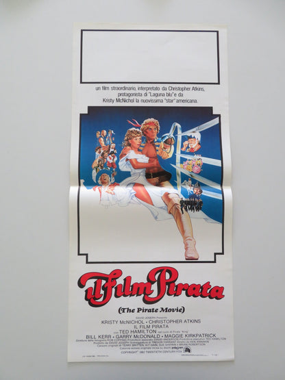 THE PIRATE MOVIE ITALIAN LOCANDINA POSTER MCNICHOL CHRISTOPHER ATKINS 1982 Movie posters