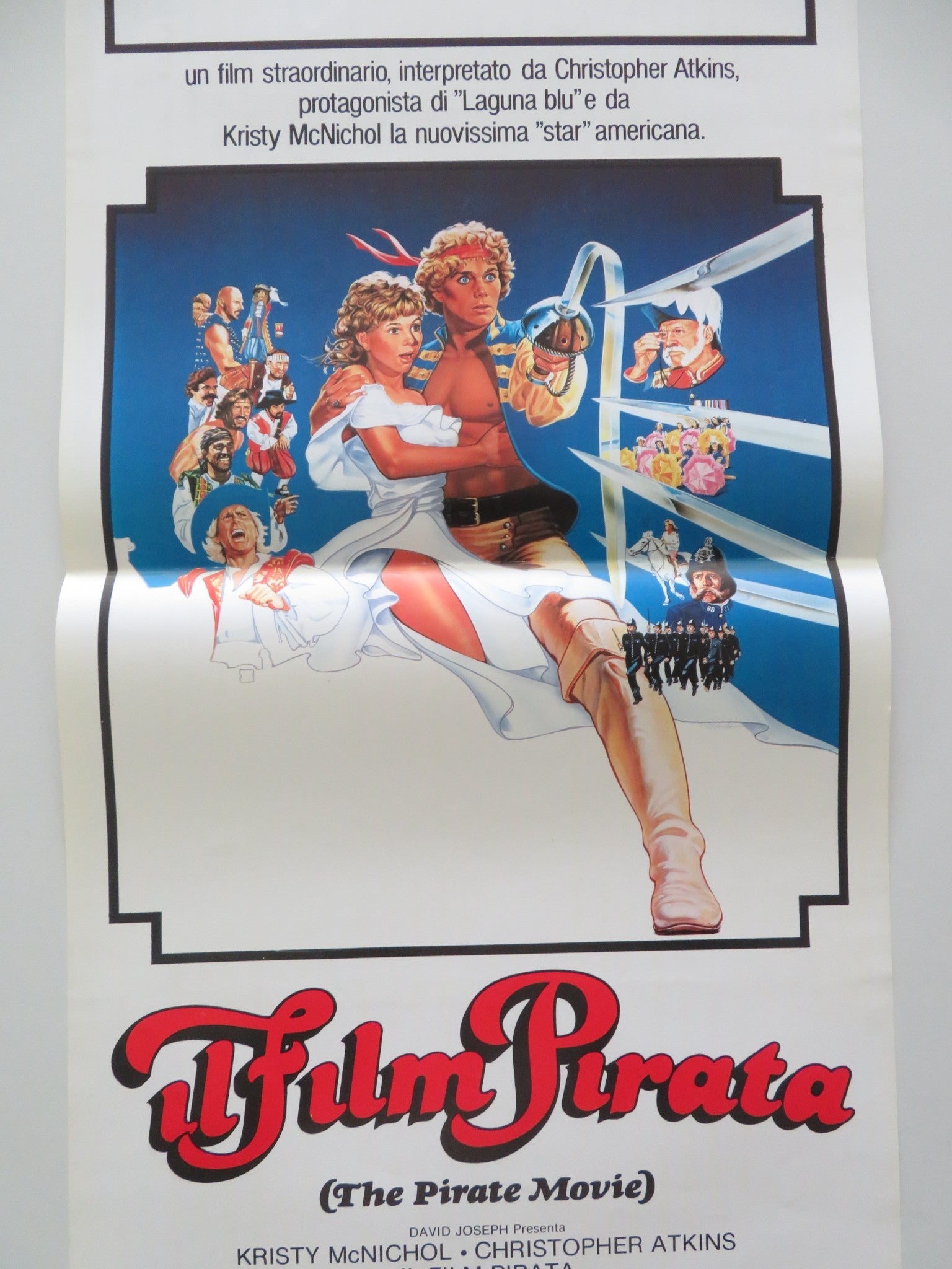 THE PIRATE MOVIE ITALIAN LOCANDINA POSTER MCNICHOL CHRISTOPHER ATKINS 1982 Movie posters