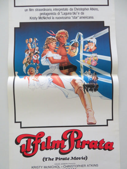 THE PIRATE MOVIE ITALIAN LOCANDINA POSTER MCNICHOL CHRISTOPHER ATKINS 1982 Movie posters