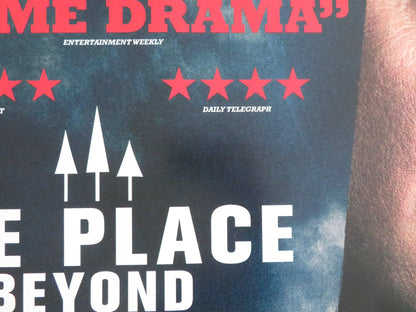 THE PLACE BEYOND THE PINES UK QUAD ROLLED POSTER RYAN GOSLING B. COOPER 2012 Movie posters