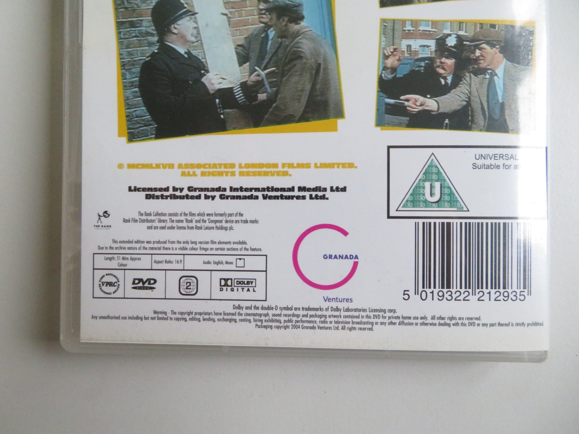 THE PLANK (DVD) TOMMY COOPER ERIC SYKES ROY CASTLE 1967 REGION 2 - Rendezvous Cinema