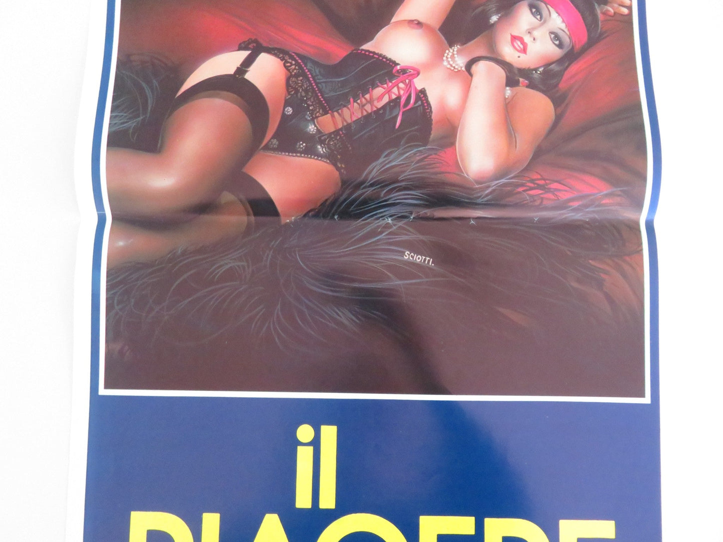The Pleasure Italian Locandina Poster Laura Gemser Andrea Guzon Tinti 1985 Movie posters