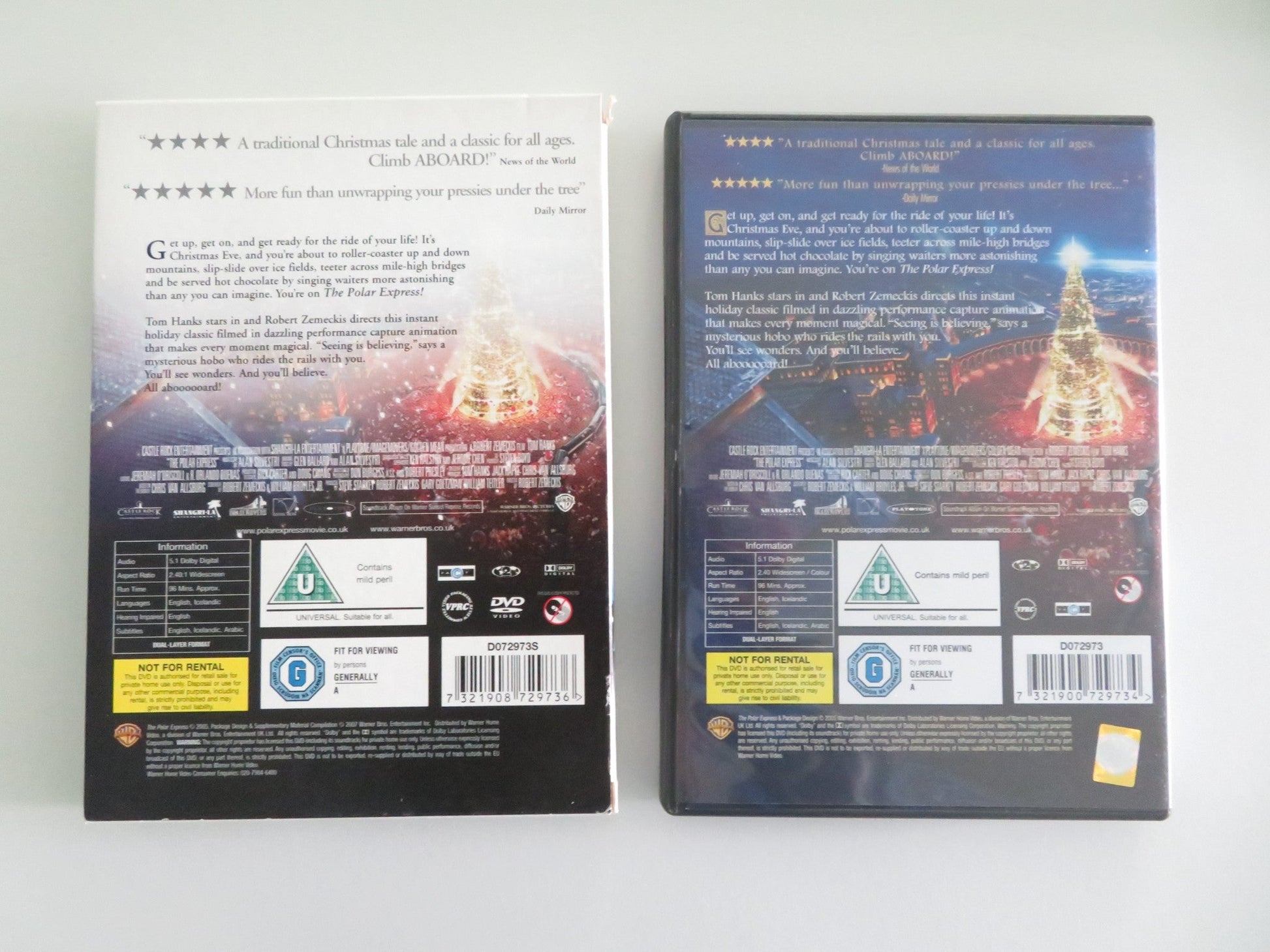 THE POLAR EXPRESS (DVD) TOM HANKS LESLIE ZEMECKIS 2004 REGION 2 Movie posters