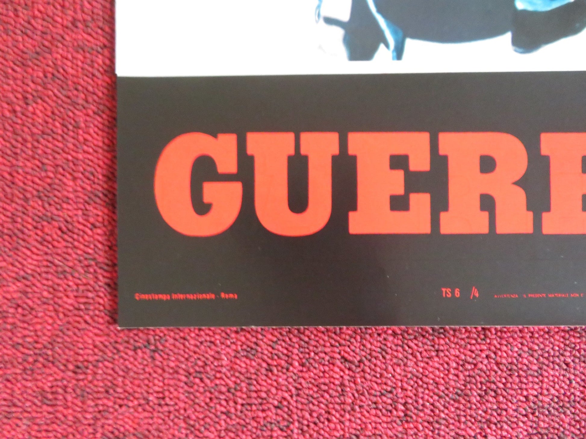 THE POLICE WAR - F ITALIAN FOTOBUSTA POSTER CLAUDE BRASSEUR MARLENE JOBERT 1980 Rendezvous Cinema Movie posters