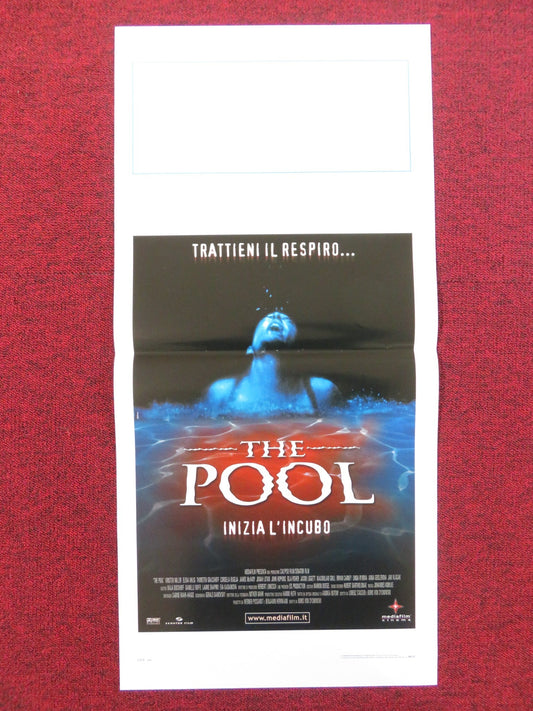 THE POOL ITALIAN LOCANDINA POSTER KRISTEN MILLER JAMES MCAVOY 2001 Rendezvous Cinema Movie posters