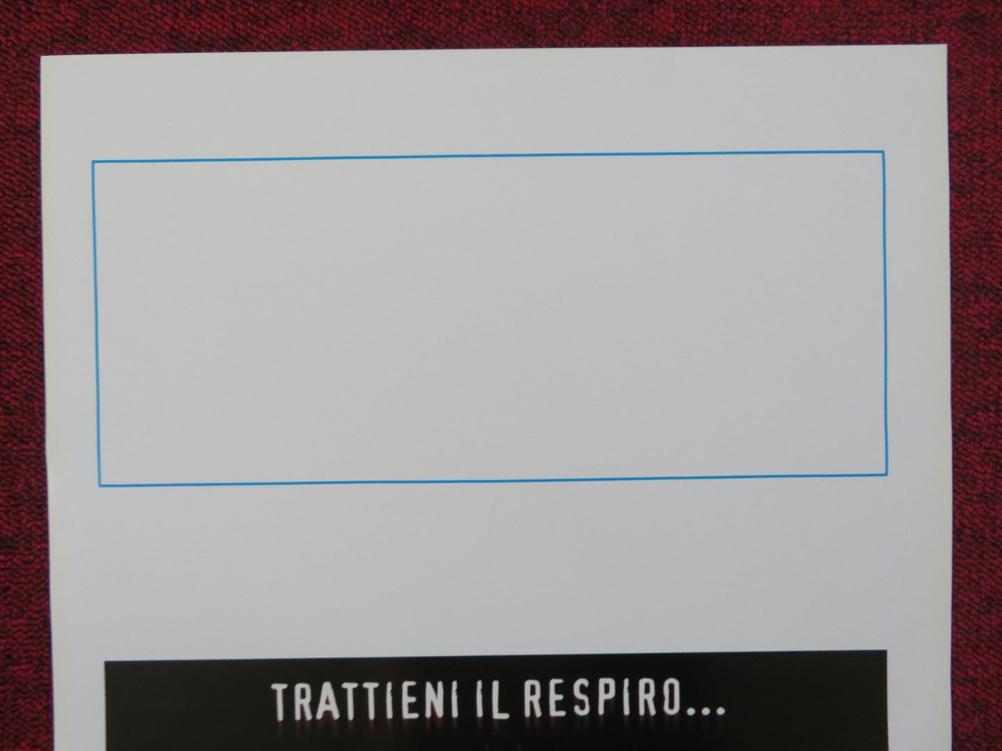 THE POOL ITALIAN LOCANDINA POSTER KRISTEN MILLER JAMES MCAVOY 2001 Rendezvous Cinema Movie posters