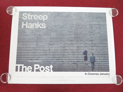 The Post - C UK Quad Rolled Poster Meryl Streep Tom Hanks Sarah Paulson 2018 Movie posters