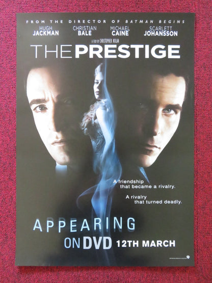 THE PRESTIGE DVD POSTER HUGH JACKMAN CHRISTIAN BALE 2006 Rendezvous Cinema Movie posters