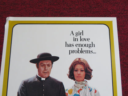 THE PRIEST'S WIFE US INSERT POSTER SOPHIA LOREN MARCELLO MASTROIANNI 1971 Rendezvous Cinema Movie posters