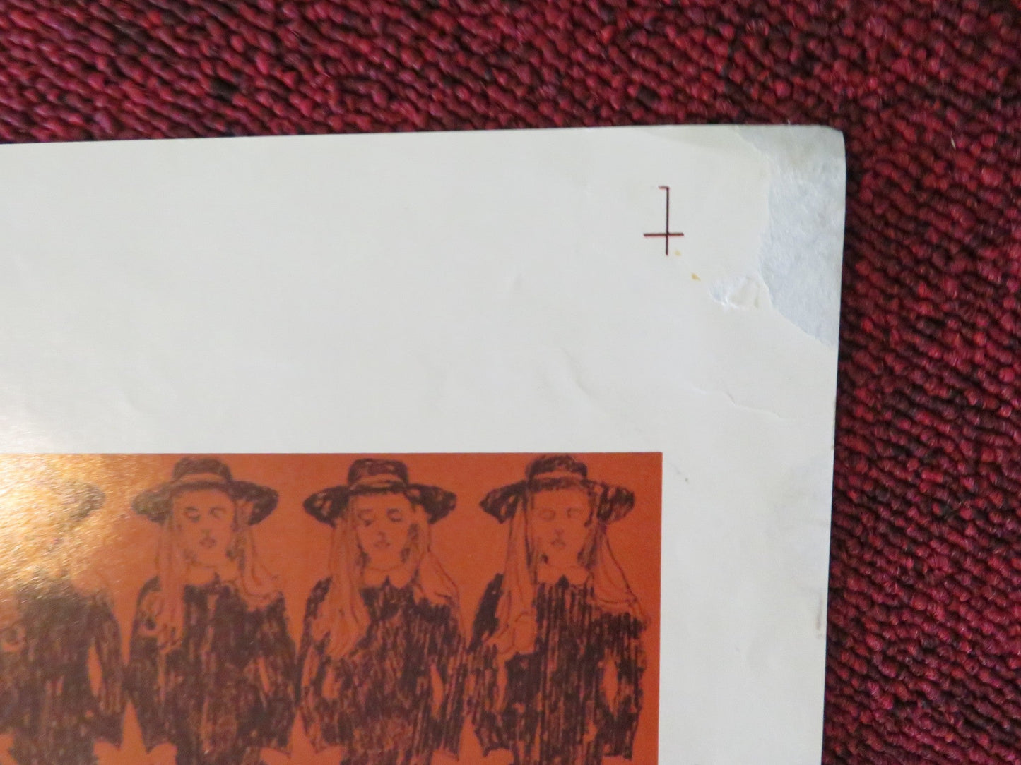 THE PRIME OF MISS JEAN BRODIE FOLDED US ONE SHEET POSTER MAGGIE SMITH 1969 Rendezvous Cinema Movie posters