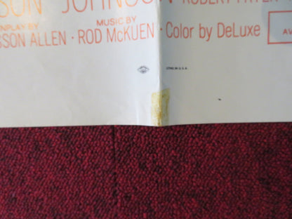 THE PRIME OF MISS JEAN BRODIE FOLDED US ONE SHEET POSTER MAGGIE SMITH 1969 Rendezvous Cinema Movie posters