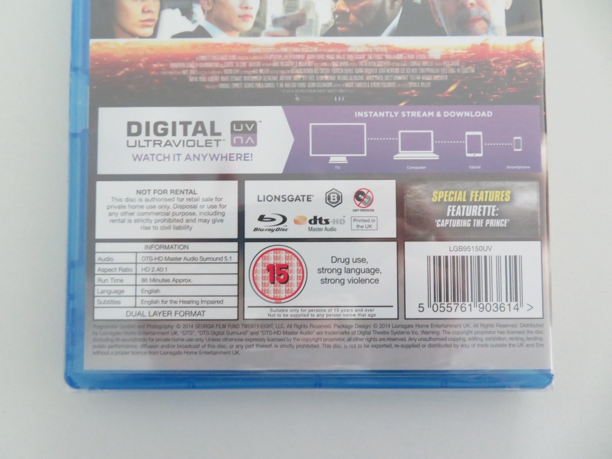 THE PRINCE (BLU - RAY) JASON PATRIC BRUCE WILLIS 2014 REGION B Movie posters