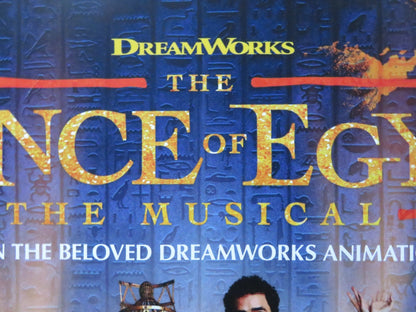 THE PRINCE OF EGYPT: LIVE FROM THE WEST END UK QUAD ROLLED POSTER L. BRADY 2023 Rendezvous Cinema Movie posters