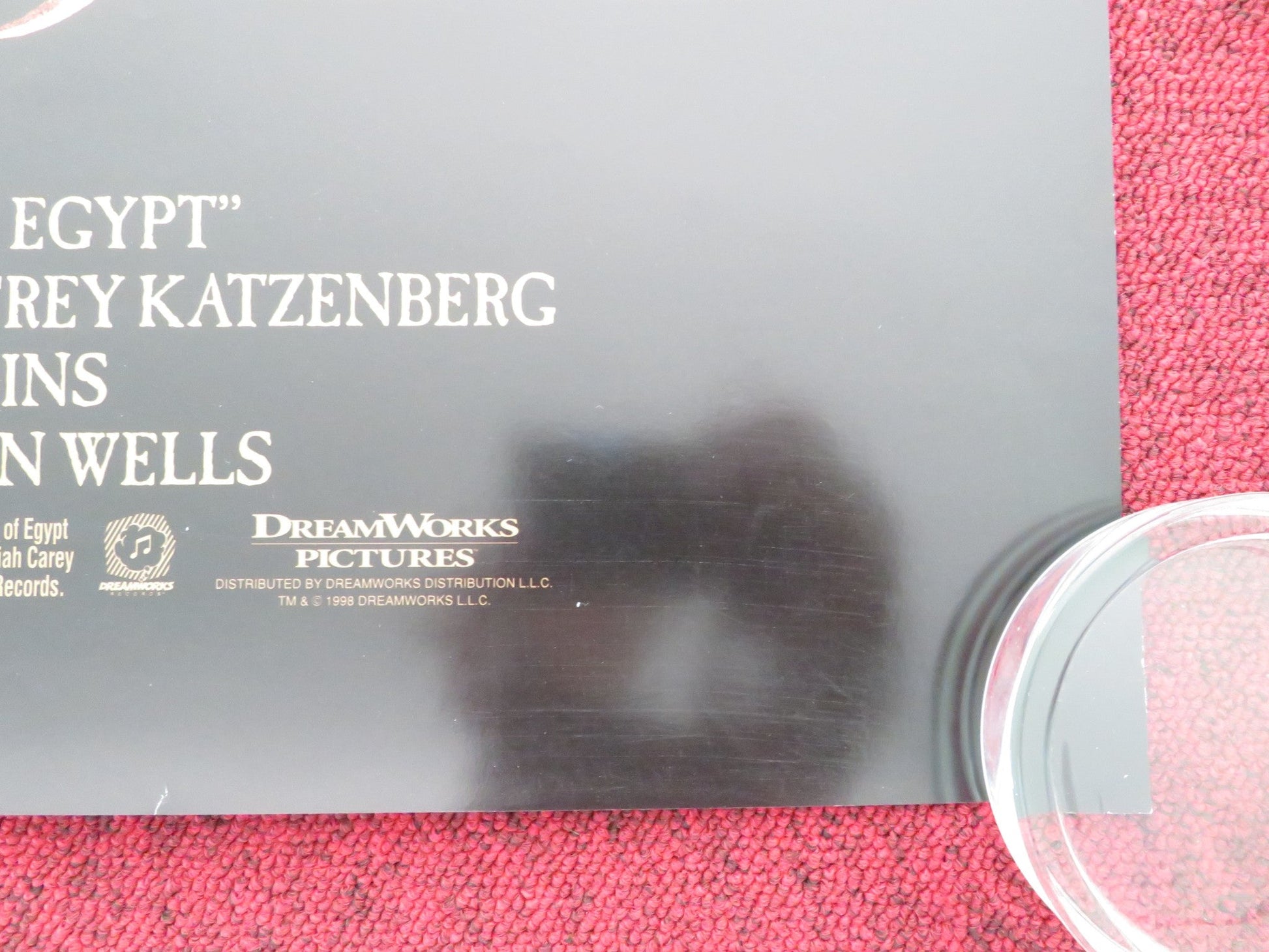 THE PRINCE OF EGYPT US ONE SHEET ROLLED POSTER VAL KILMER RALPH FIENNES 1998 Movie posters