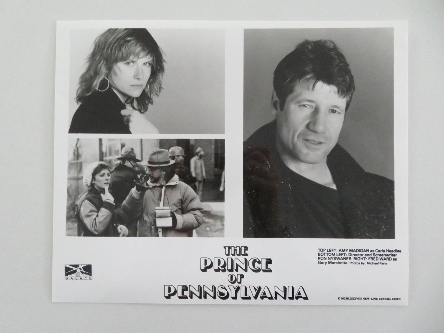 THE PRINCE OF PENNSYLVANIA MOVIE STILL PHOTO LOT OF 5 KEANU REEVES F. WARD 1988 Movie posters