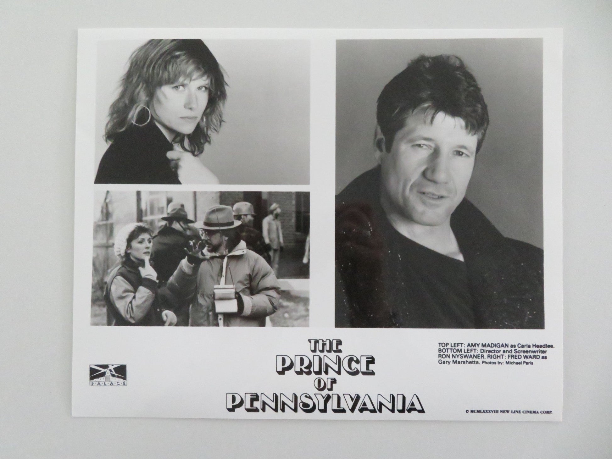 THE PRINCE OF PENNSYLVANIA MOVIE STILL PHOTO LOT OF 5 KEANU REEVES F. WARD 1988 Movie posters