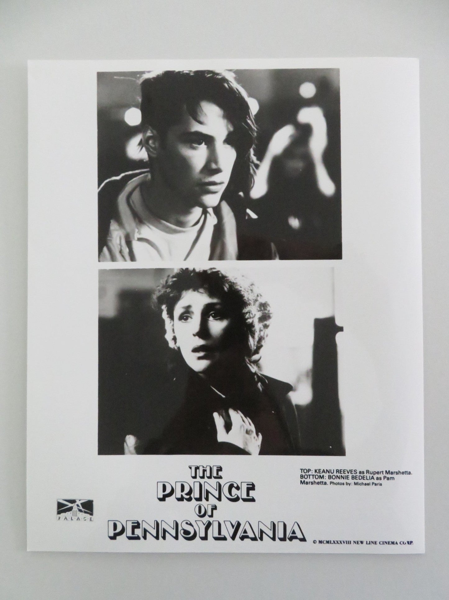 THE PRINCE OF PENNSYLVANIA MOVIE STILL PHOTO LOT OF 5 KEANU REEVES F. WARD 1988 Movie posters