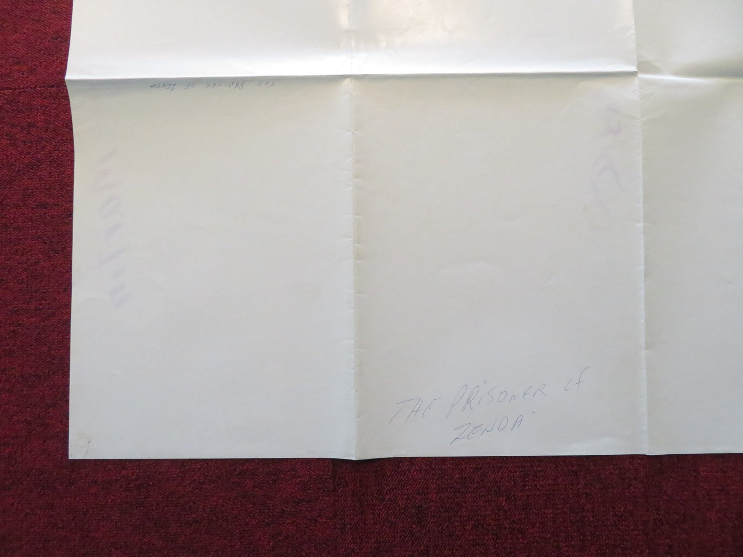 THE PRISONER OF ZENDA FOLDED US ONE SHEET POSTER PETER SELLERS L. FREDERICK 1979 Rendezvous Cinema Movie posters