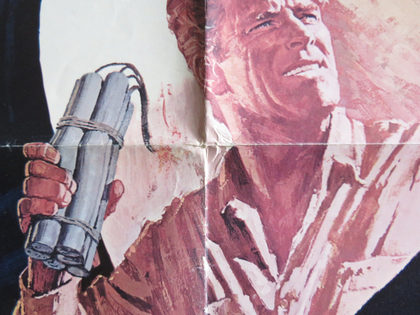 THE PROFESSIONALS - B FOLDED US ONE SHEET POSTER BURT LANCASTER LEE MARVIN 1966 Rendezvous Cinema Movie posters