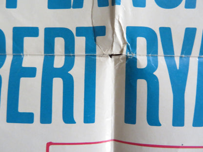 THE PROFESSIONALS - B FOLDED US ONE SHEET POSTER BURT LANCASTER LEE MARVIN 1966 Rendezvous Cinema Movie posters