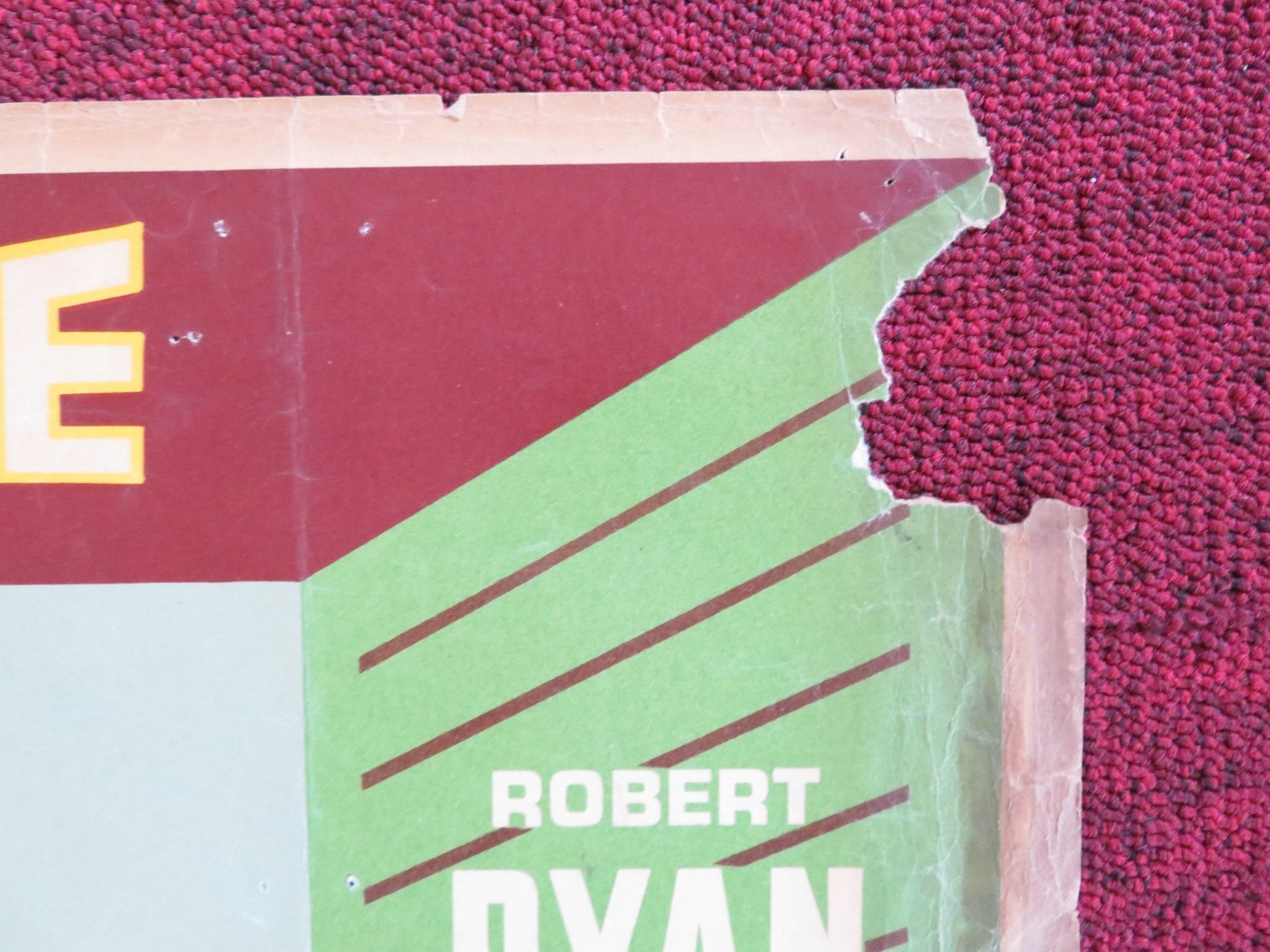THE PROUD ONES - B ITALIAN FOTOBUSTA POSTER ROBERT RYAN VIRGINIA MAYO 1956 Rendezvous Cinema Movie posters