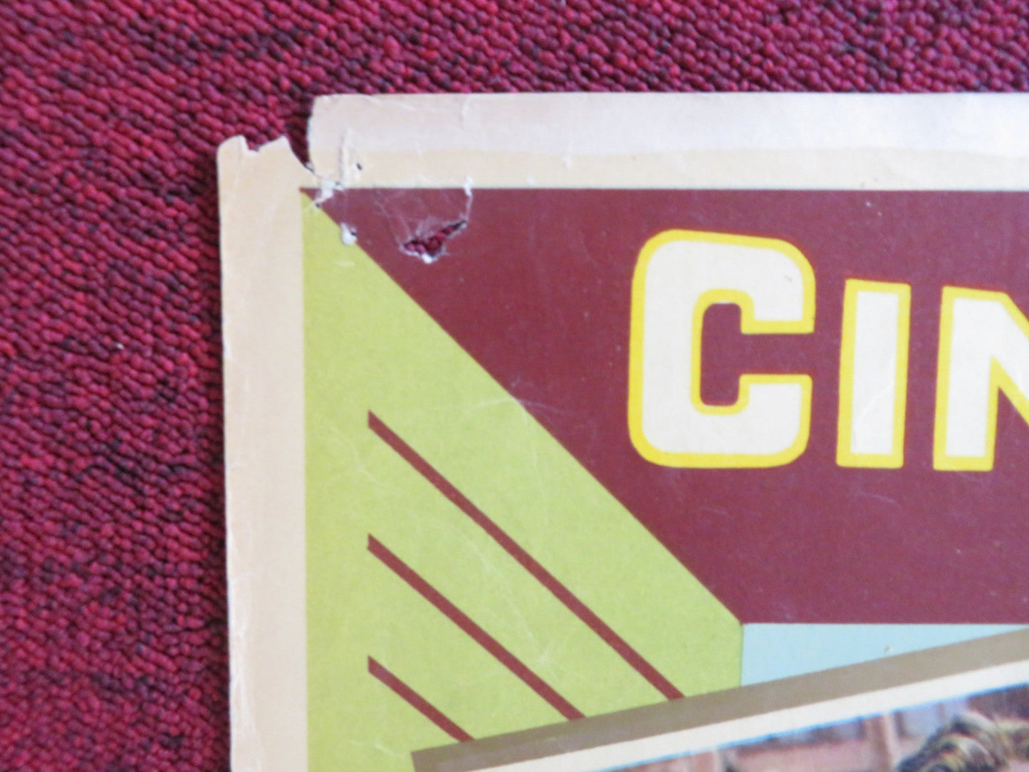 THE PROUD ONES - E ITALIAN FOTOBUSTA POSTER ROBERT RYAN VIRGINIA MAYO 1956 Rendezvous Cinema Movie posters