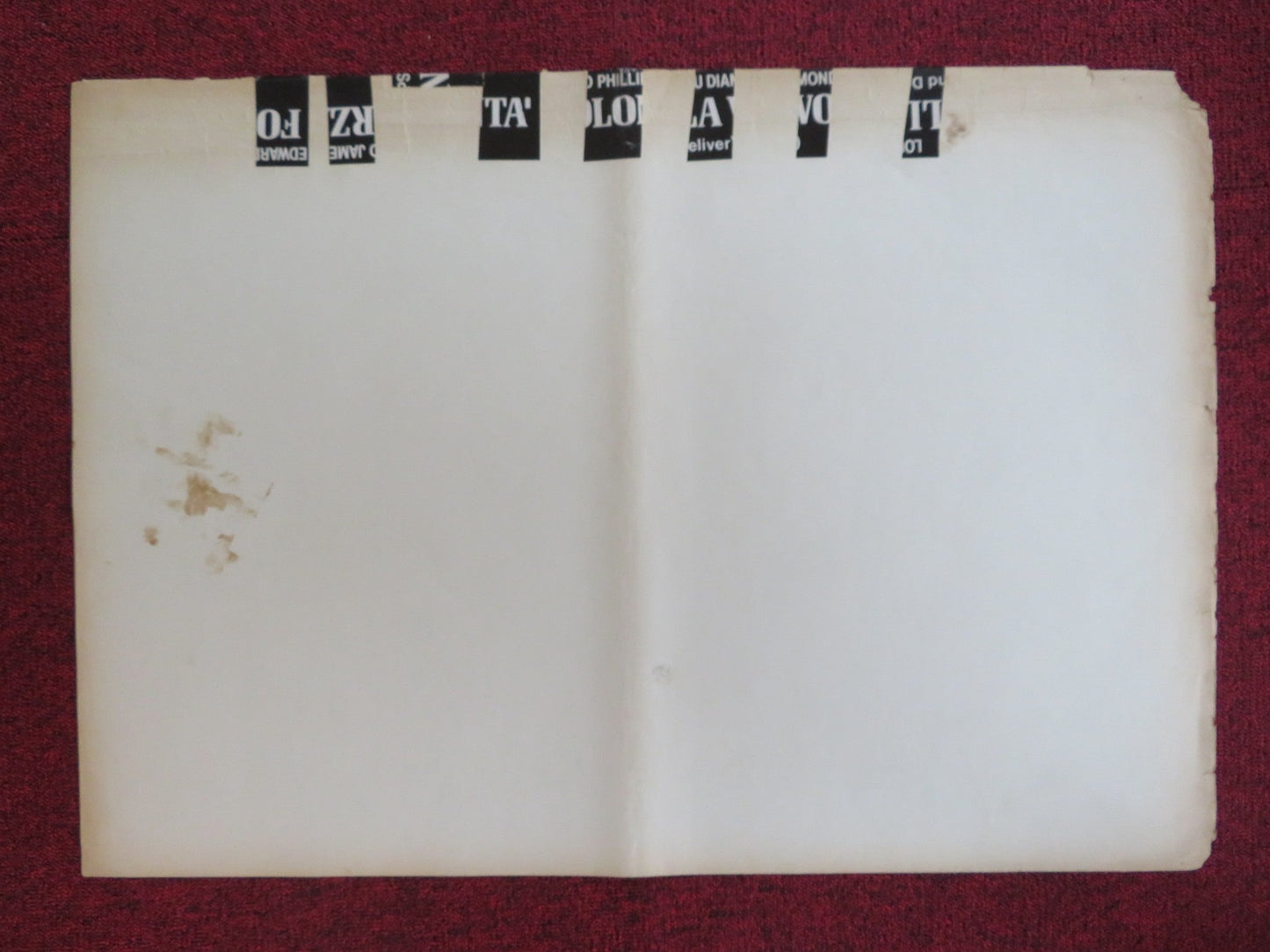 THE PROUD ONES - F ITALIAN FOTOBUSTA POSTER ROBERT RYAN VIRGINIA MAYO 1956 Rendezvous Cinema Movie posters