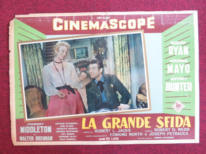 THE PROUD ONES - F ITALIAN FOTOBUSTA POSTER ROBERT RYAN VIRGINIA MAYO 1956 Rendezvous Cinema Movie posters