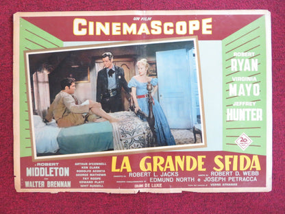 THE PROUD ONES - G ITALIAN FOTOBUSTA POSTER ROBERT RYAN VIRGINIA MAYO 1956 Rendezvous Cinema Movie posters