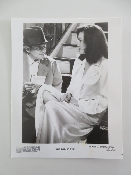 THE PUBLIC EYE MOVIE STILL PHOTO JOE PESCI BARBARA HERSHEY 1991 Movie posters