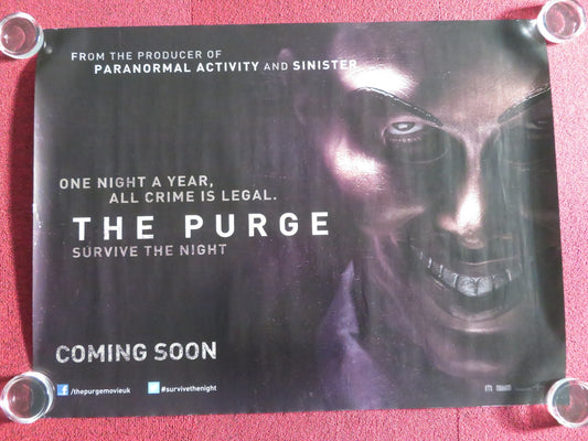 THE PURGE UK QUAD ROLLED POSTER ETHAN HAWKE LENA HEADEY 2013 Movie posters