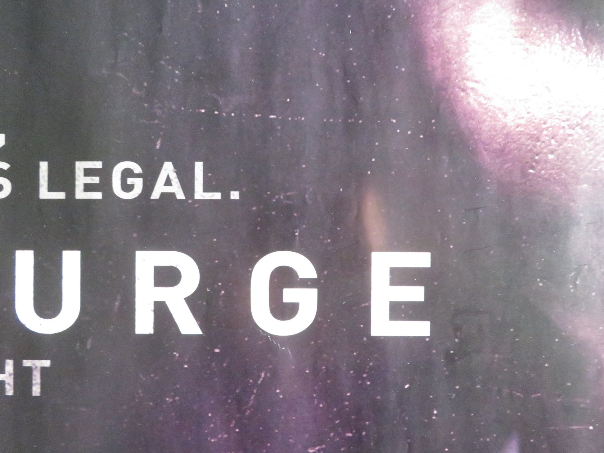 THE PURGE UK QUAD ROLLED POSTER ETHAN HAWKE LENA HEADEY 2013 Movie posters