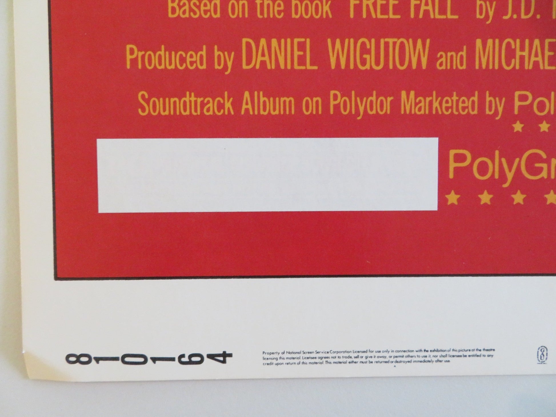 THE PURSUIT OF D.B. COOPER US INSERT POSTER ROBERT DUVALL TREAT WILLIAMS 1981 Rendezvous Cinema Movie posters