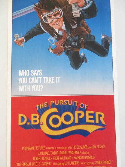 THE PURSUIT OF D.B. COOPER US INSERT POSTER ROBERT DUVALL TREAT WILLIAMS 1981 Rendezvous Cinema Movie posters