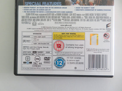The Pursuit of Happyness (DVD) Will Smith Jaden Smith 2006 Region 2 Movie posters