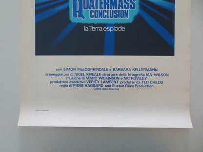 THE QUARTERMASS CONCLUSION ITALIAN LOCANDINA POSTER JOHN MILLS MACCORKINDA 1979 Movie posters