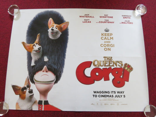 THE QUEEN'S CORGI - B UK QUAD ROLLED POSTER JACK WHITEHALL RAY WINSTONE 2019 Rendezvous Cinema Movie posters