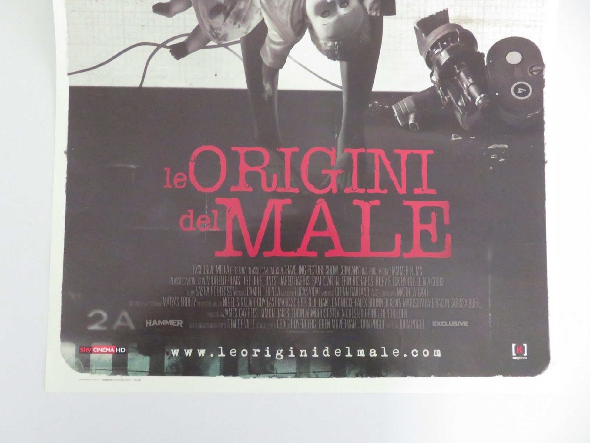 THE QUIET ONES ITALIAN LOCANDINA POSTER JARED HARRIS SAM CLAFLIN 2014 Movie posters
