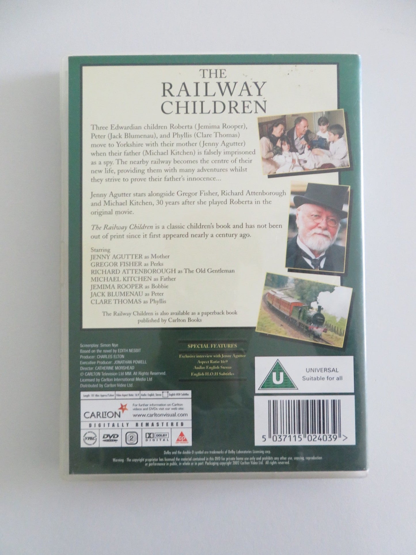 THE RAILWAY CHILDREN (DVD) JENNY AGUTTER GREGOR FISHER 2000 REGION 2 Movie posters