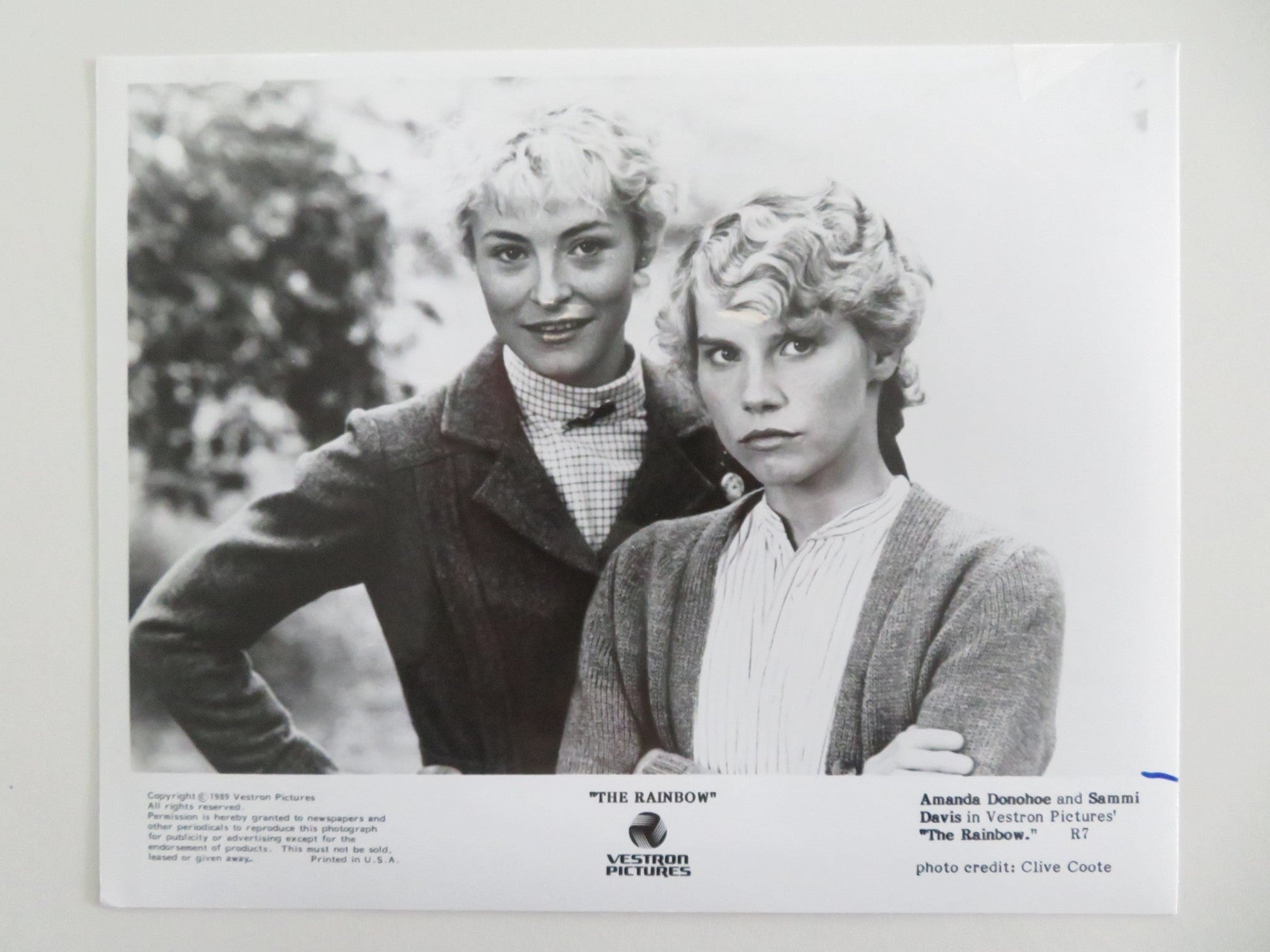 THE RAINBOW MOVIE STILL PHOTO LOT OF 10 PAUL MCGANN SAMMI DAVIS 1989 Movie posters