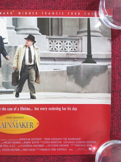 THE RAINMAKER UK MINI QUAD POSTER MATT DAMON DANNY DEVITO 1997 Rendezvous Cinema Movie posters