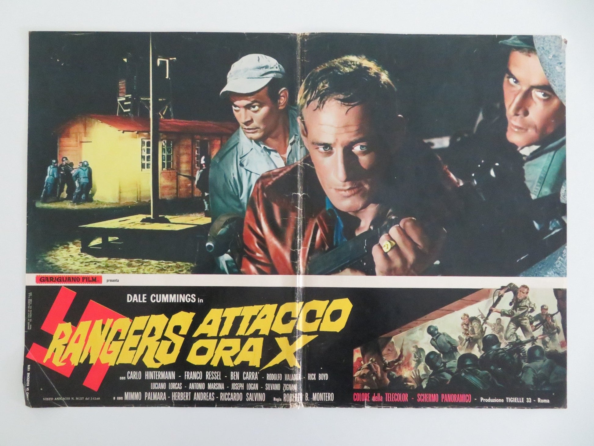 The Rangers Italian Fotobusta Poster Dale Cummings Carlo Hintermann 1970 Movie posters