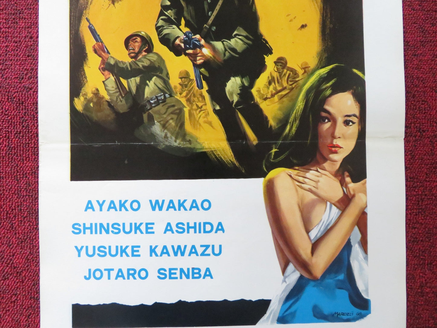 THE RED ANGEL ITALIAN LOCANDINA POSTER AYAKO WAKAO SHINSUKE ASHIDA 1968 Rendezvous Cinema Movie posters