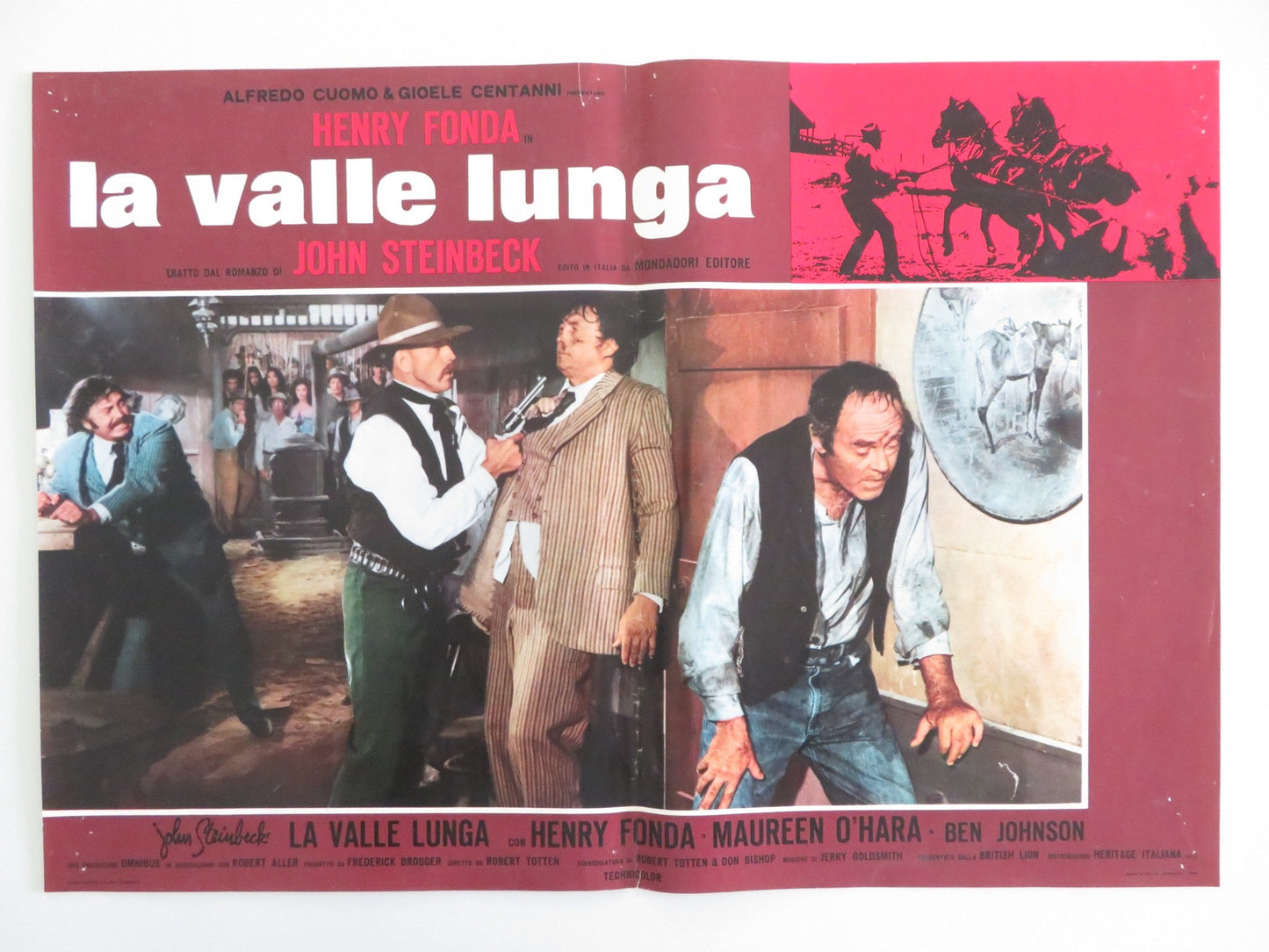 THE RED PONY - TV MOVIE - H ITALIAN FOTOBUSTA POSTER HENRY FONDA O'HARA 1973 Rendezvous Cinema Movie posters