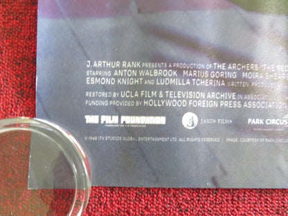 THE RED SHOES - BFI UK QUAD ROLLED POSTER ANTON WALBROOK MARIUS GORING 2023 Movie posters